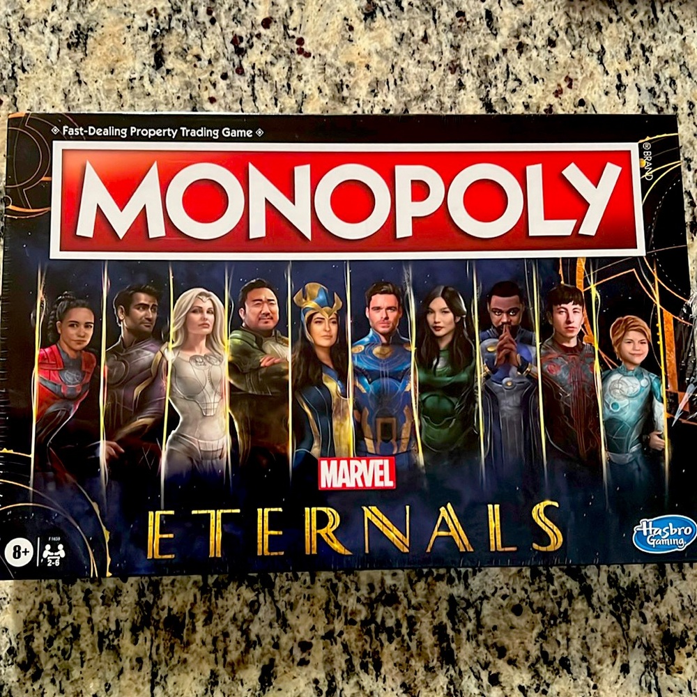 Monopoly Marvel Eternals Hasbro Game New